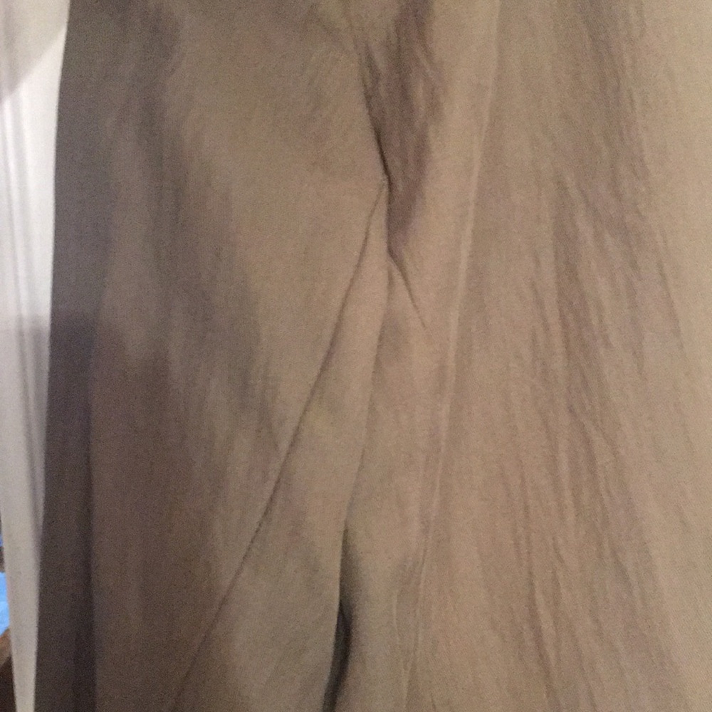 Zara Wrinkle Effect Khaki Blazer - Picture 10 of 10